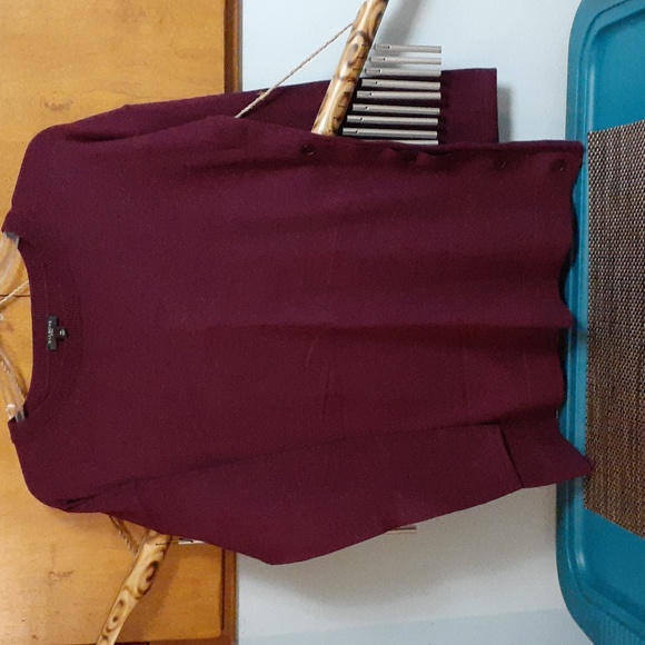 Talbots Sweaters - Talbots Rich Maroon Crew Neck Sweater